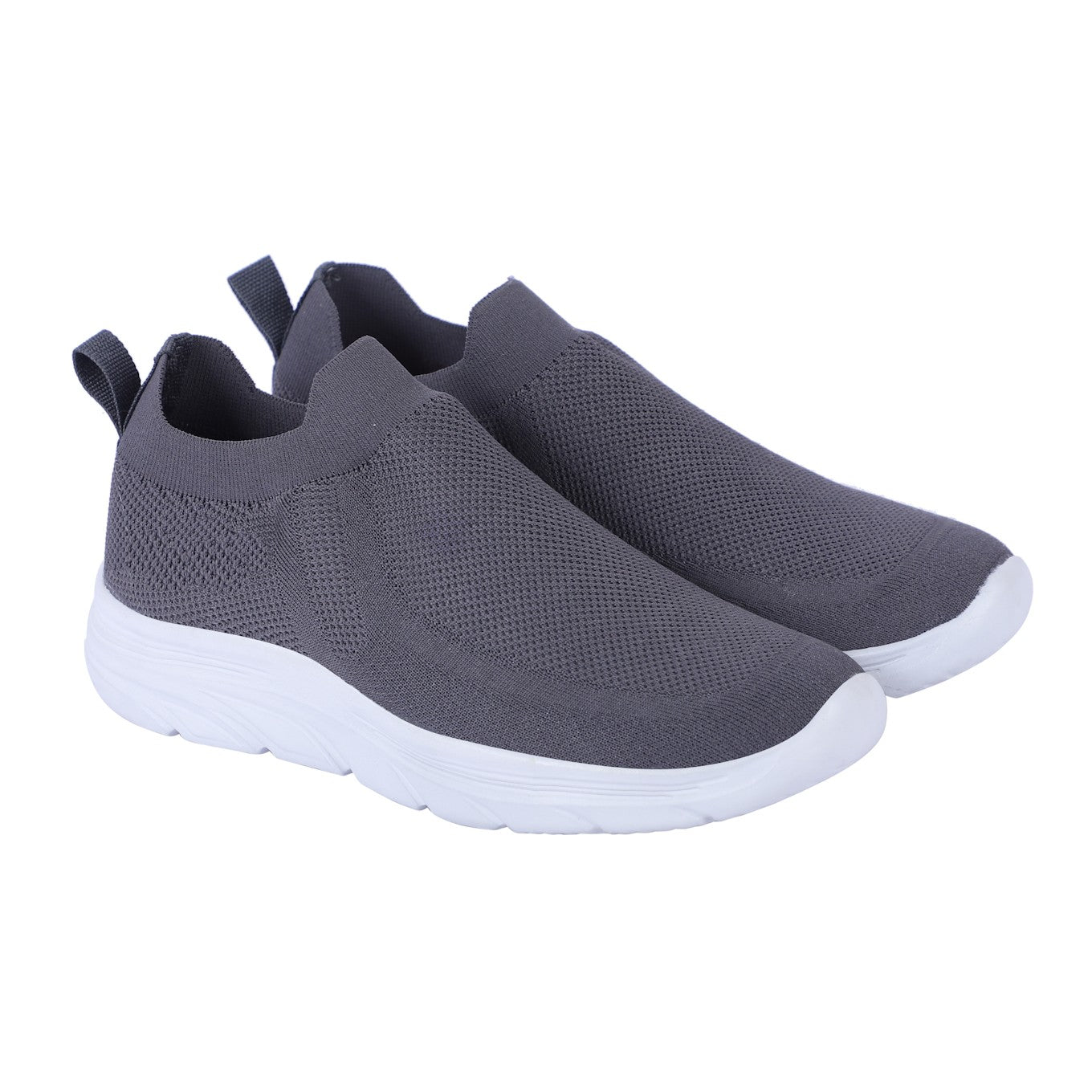 Men Lace Up Running Shoes, Grey (Size-7 UK)